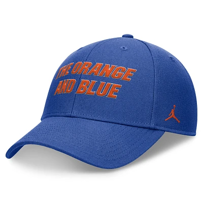 Casquette réglable à taille locale Jordan Brand Royal Florida Gators pour hommes