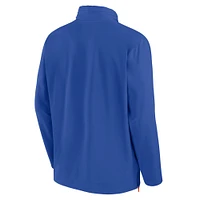 Veste Jordan Brand Royal Florida Gators Sideline Coaches à quart de zip pour homme