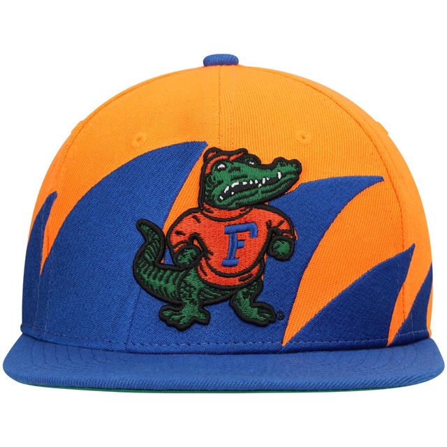 Casquette Snapback Sharktooth Royal/Orange Florida Gators Mitchell & Ness pour hommes