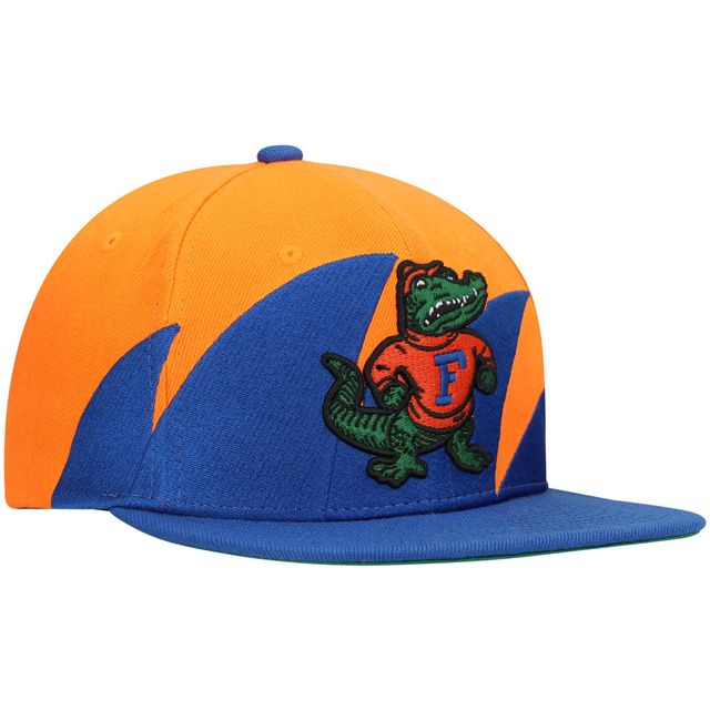 Casquette Snapback Sharktooth Royal/Orange Florida Gators Mitchell & Ness pour hommes