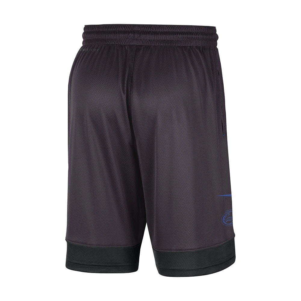 Men's Nike Charcoal Florida Gators Performance Fast Break Shorts