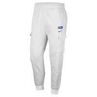 Men's Nike Heather Gray Florida Gators Club Cargo Jogger Pants