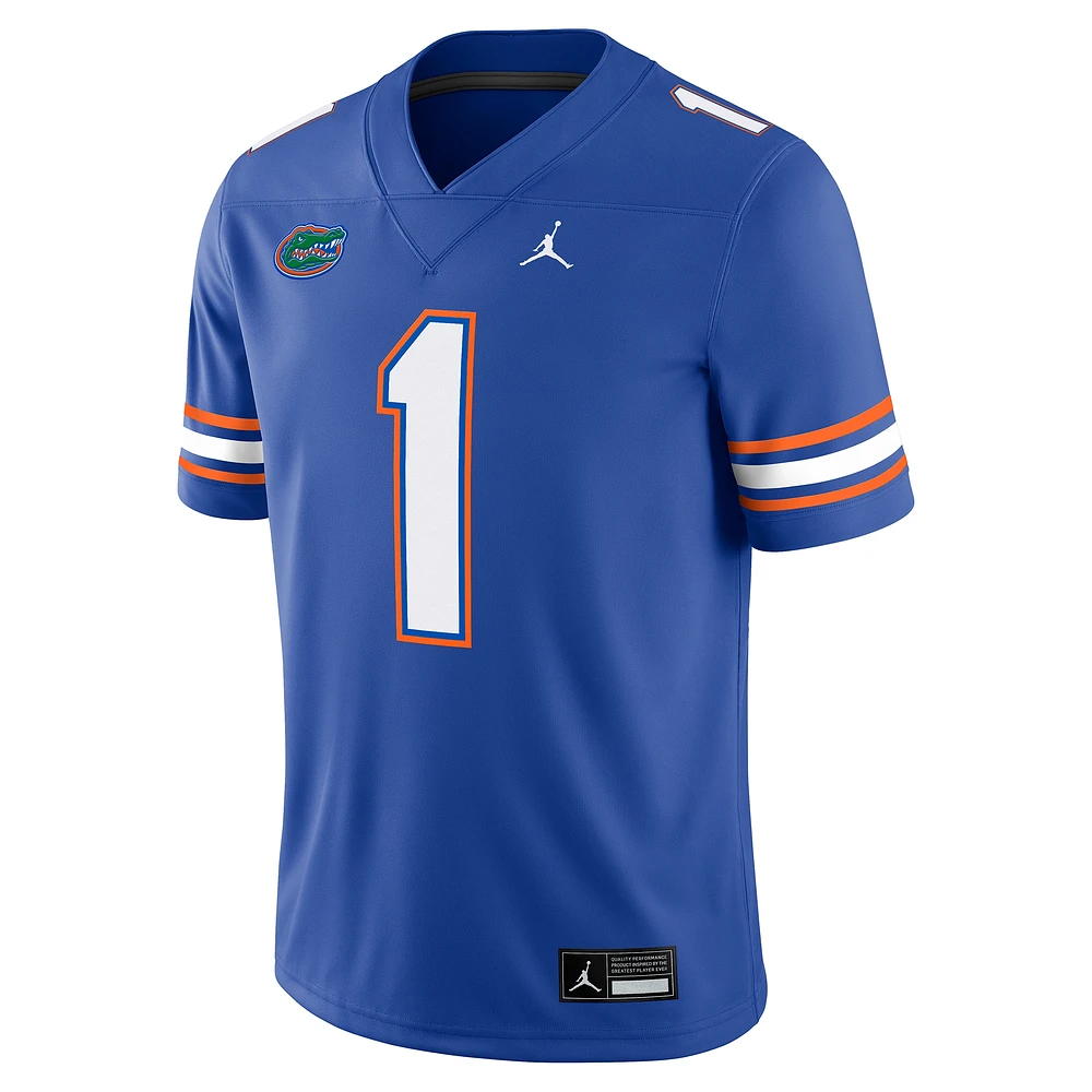 Men's Nike Montrell Johnson Jr. Royal Florida Gators NIL Football Game Jersey