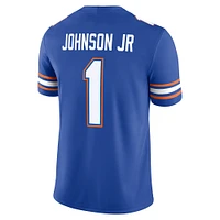 Men's Nike Montrell Johnson Jr. Royal Florida Gators NIL Football Game Jersey