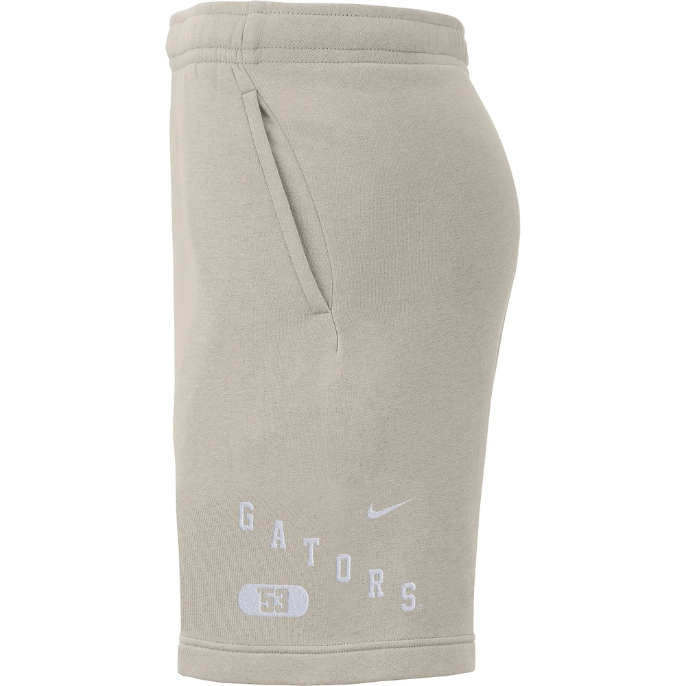 Men's Nike Natural Florida Gators Fleece Shorts