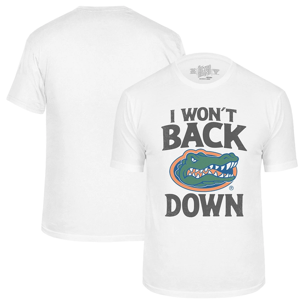 T-shirt rétro original pour homme de la marque Tom Petty, blanc, Florida Gators