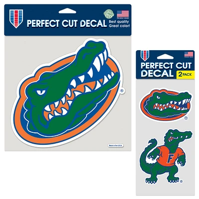 Lot de deux autocollants WinCraft Florida Gators Perfect Cut