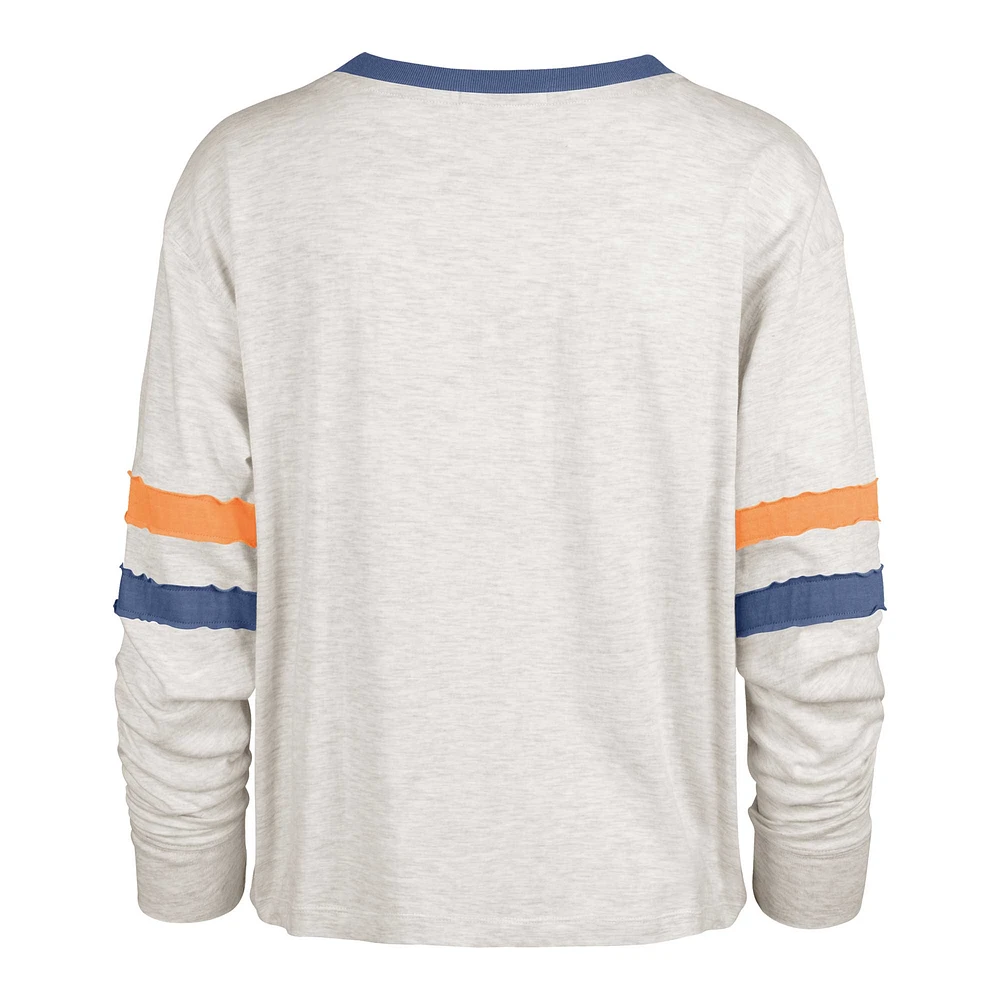 T-shirt à manches longues '47 Oatmeal Florida Gators Vault All Class Lena pour femme