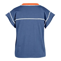 Women's '47 Royal Florida Gators Sound Up Maya Cutoff T-Shirt