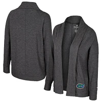 Women's Colosseum  Charcoal Florida Gators Dash Cardigan