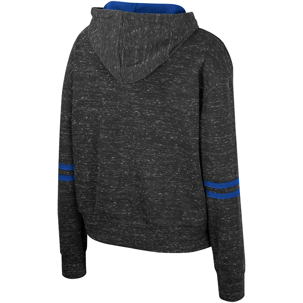 Women's Colosseum  Charcoal Florida Gators Catherine Speckle Pullover Hoodie