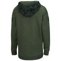 Women's Colosseum Olive/Camo Florida Gators OHT Military Appreciation Extraction Chevron Pullover Hoodie