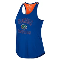 Women's Colosseum Royal Florida Gators 10 Days Racerback Scoop Neck Tank Top