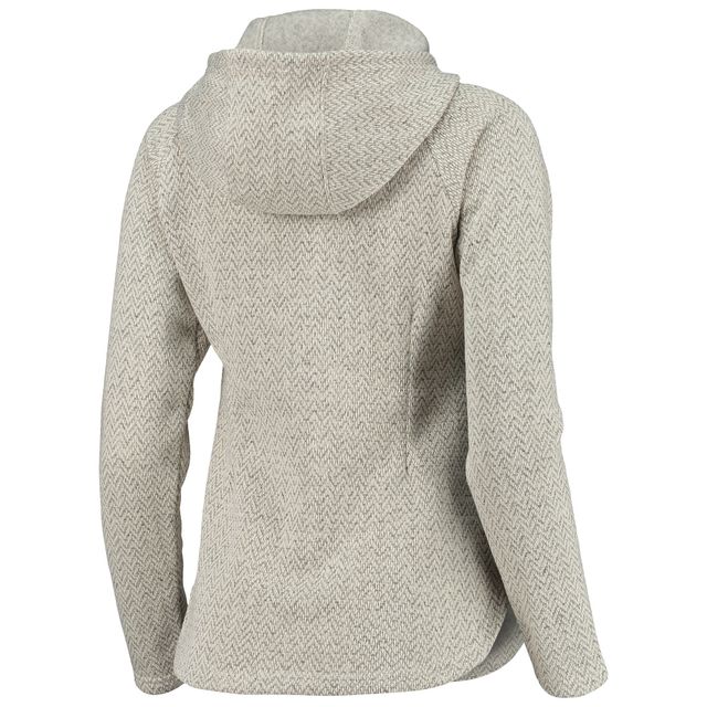 Pull à capuche en molleton raglan Columbia Cream Florida Gators Darling Days pour femme