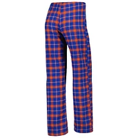 Women's Concepts Sport Royal/Orange Florida Gators Arctic T-Shirt & Flannel Pants Sleep Set