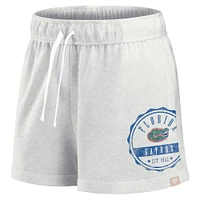 Women's Fanatics Oatmeal Florida Gators Win Badge Shorts