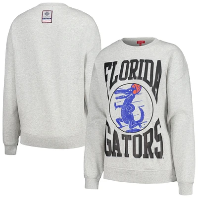 Sweat-shirt léger avec logo surdimensionné des Florida Gators de Mitchell & Ness pour femmes