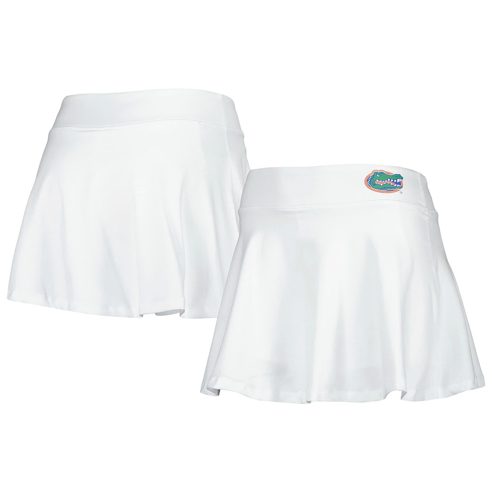 Women's ZooZatz White Florida Gators Flowy Skort