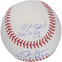 Wyatt Langford & Jac Caglianone Florida Gators Autographed Baseball with Multiple 1st Round Pick Inscriptions