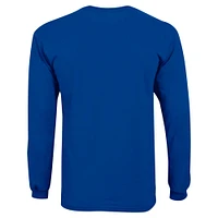 Youth Champion Royal Florida Gators Distressed Arch Over Logo Long Sleeve T-Shirt