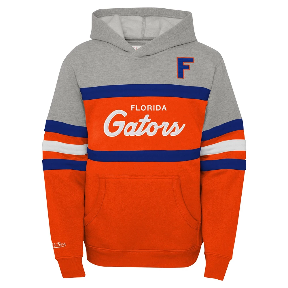 Youth Mitchell & Ness  Orange Florida Gators Head Coach Hoodie
