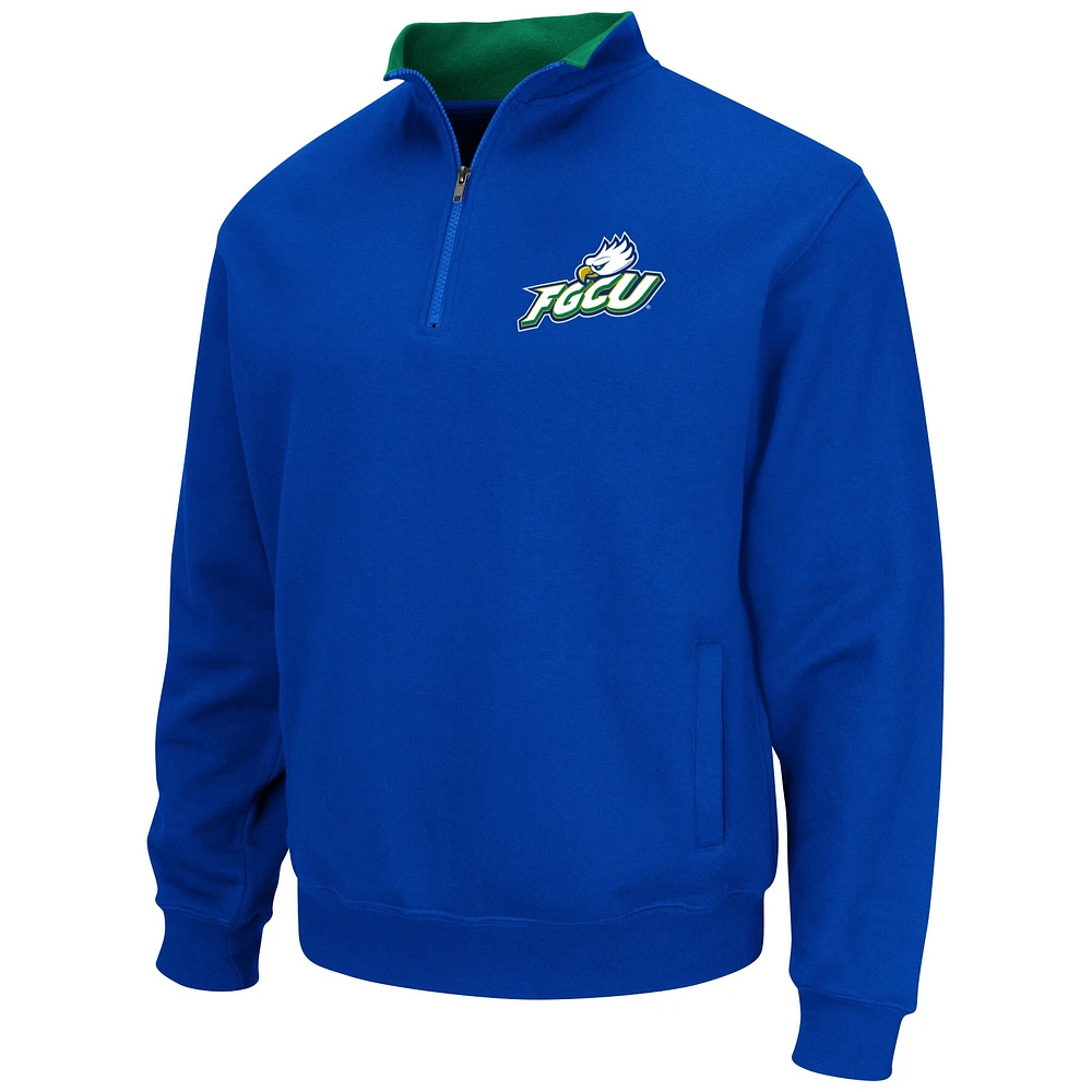 Men's Colosseum Blue Florida Gulf Coast Eagles Tortugas Quarter-Zip Sweatshirt