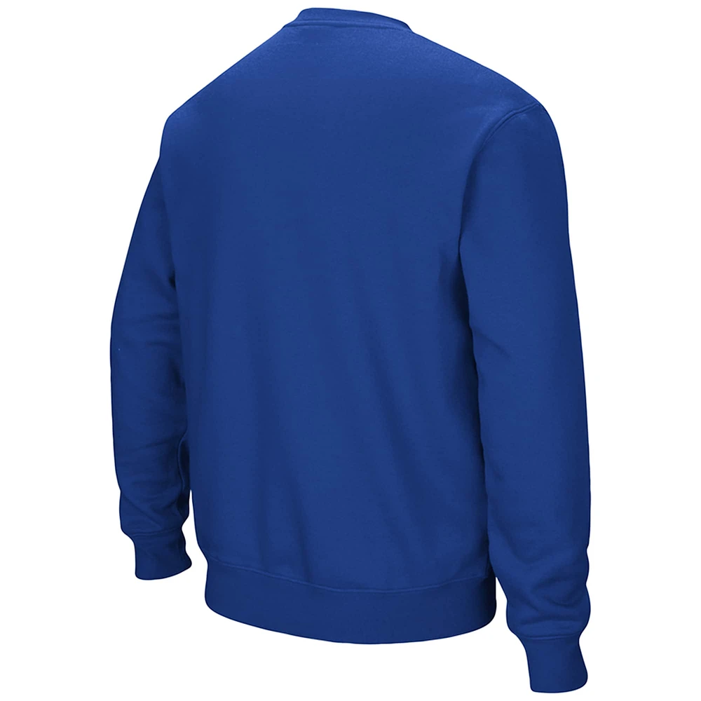Men's Colosseum Royal Florida Gulf Coast Eagles Arch & Logo Pullover Sweatshirt