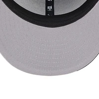 Men's New Era Black Florida Marlins Metallic Camo 59FIFTY Fitted Hat