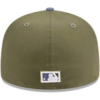 Men's New Era Olive/Blue Florida Marlins 59FIFTY Fitted Hat