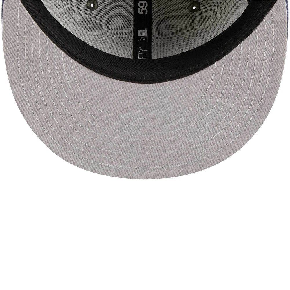 Men's New Era Olive/Blue Florida Marlins 59FIFTY Fitted Hat