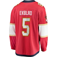 Fanatics pour hommes Aaron Ekblad Rouge Maillot de joueur échappé l'équipe à domicile des Panthers la Floride