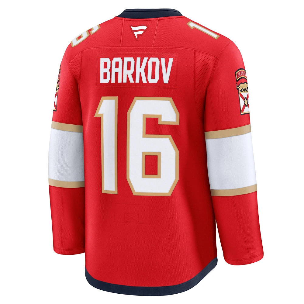 Men's Fanatics Aleksander Barkov Red Florida Panthers Home Premium Jersey