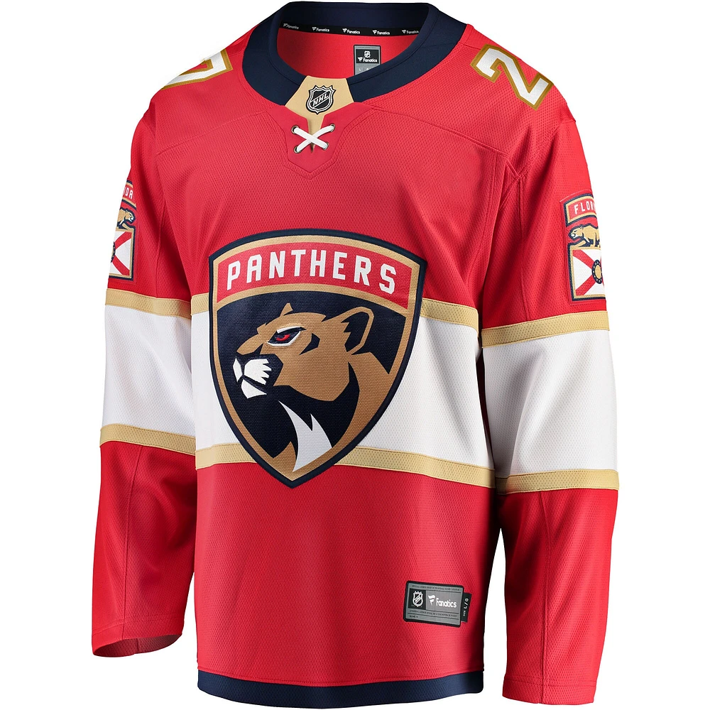 Men's Fanatics Eetu Luostarinen Red Florida Panthers Home Breakaway Player Jersey