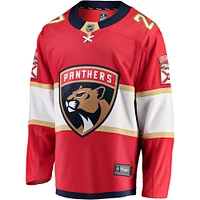 Men's Fanatics Eetu Luostarinen Red Florida Panthers Home Breakaway Player Jersey