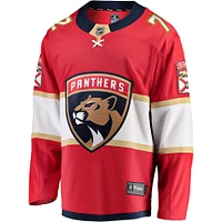 Maillot de joueur échappé des Panthers la Floride rouge Sergei Bobrovsky Fanatics pour hommes