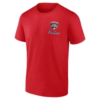 Men's Red Florida Panthers Never Over T-Shirt
