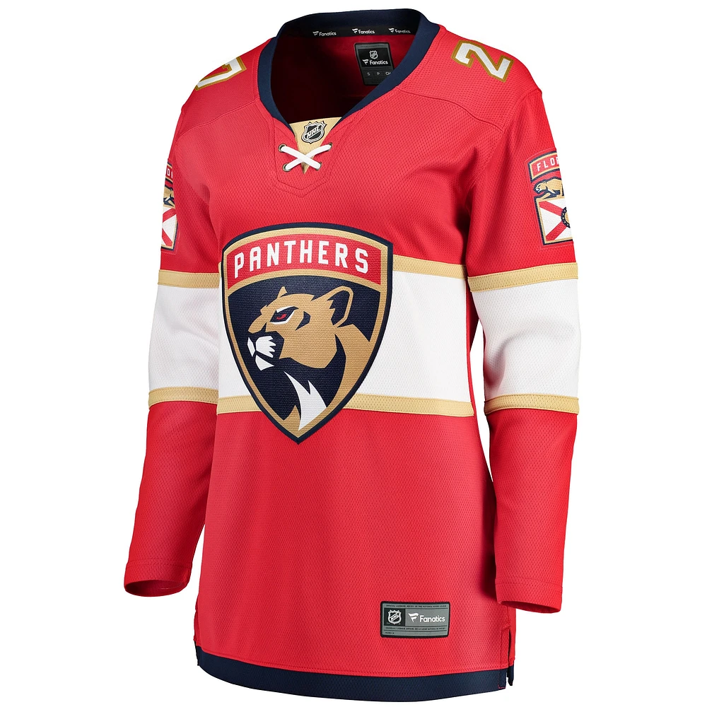 Women's Fanatics Eetu Luostarinen Red Florida Panthers Home Breakaway Player Jersey