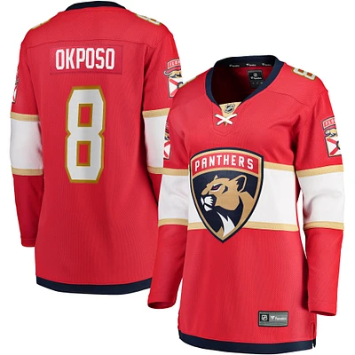 Women's Fanatics Kyle Okposo Red Florida Panthers Home Breakaway Player Jersey