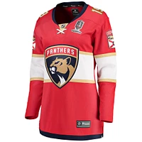 Women's Fanatics Matthew Tkachuk Red Florida Panthers Home 2024 Stanley Cup Champions Breakaway Player Jersey