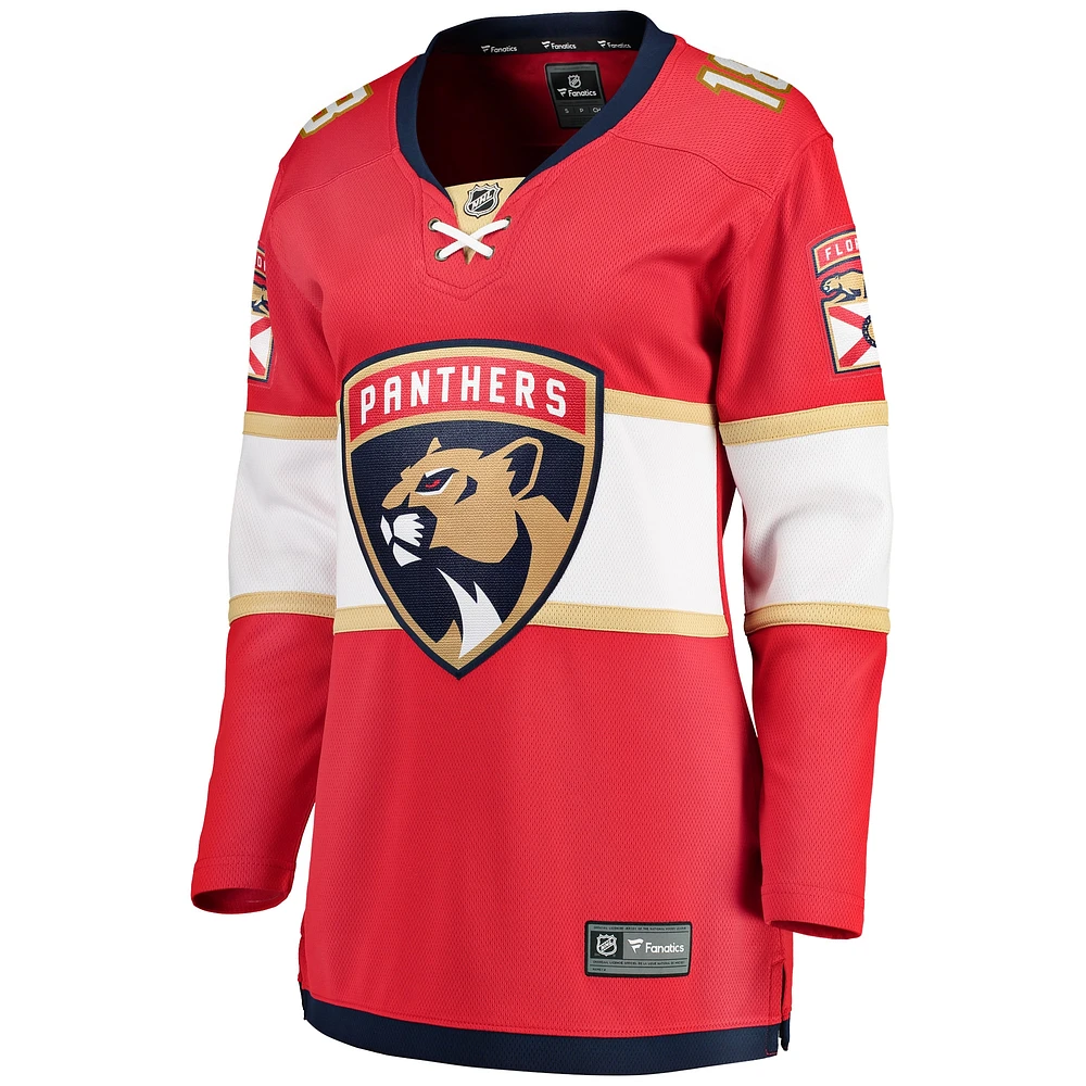 Women's Fanatics Steven Lorentz Red Florida Panthers Home Breakaway Player Jersey