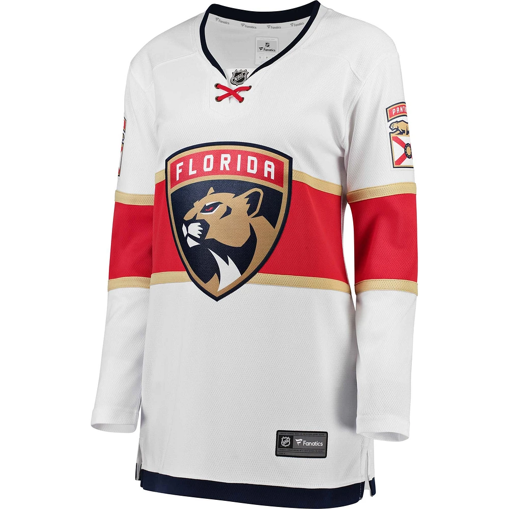 Women's Fanatics White Florida Panthers Away Breakaway Jersey