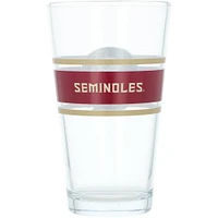 Florida State Seminoles 16oz. Stripe Pint Glass