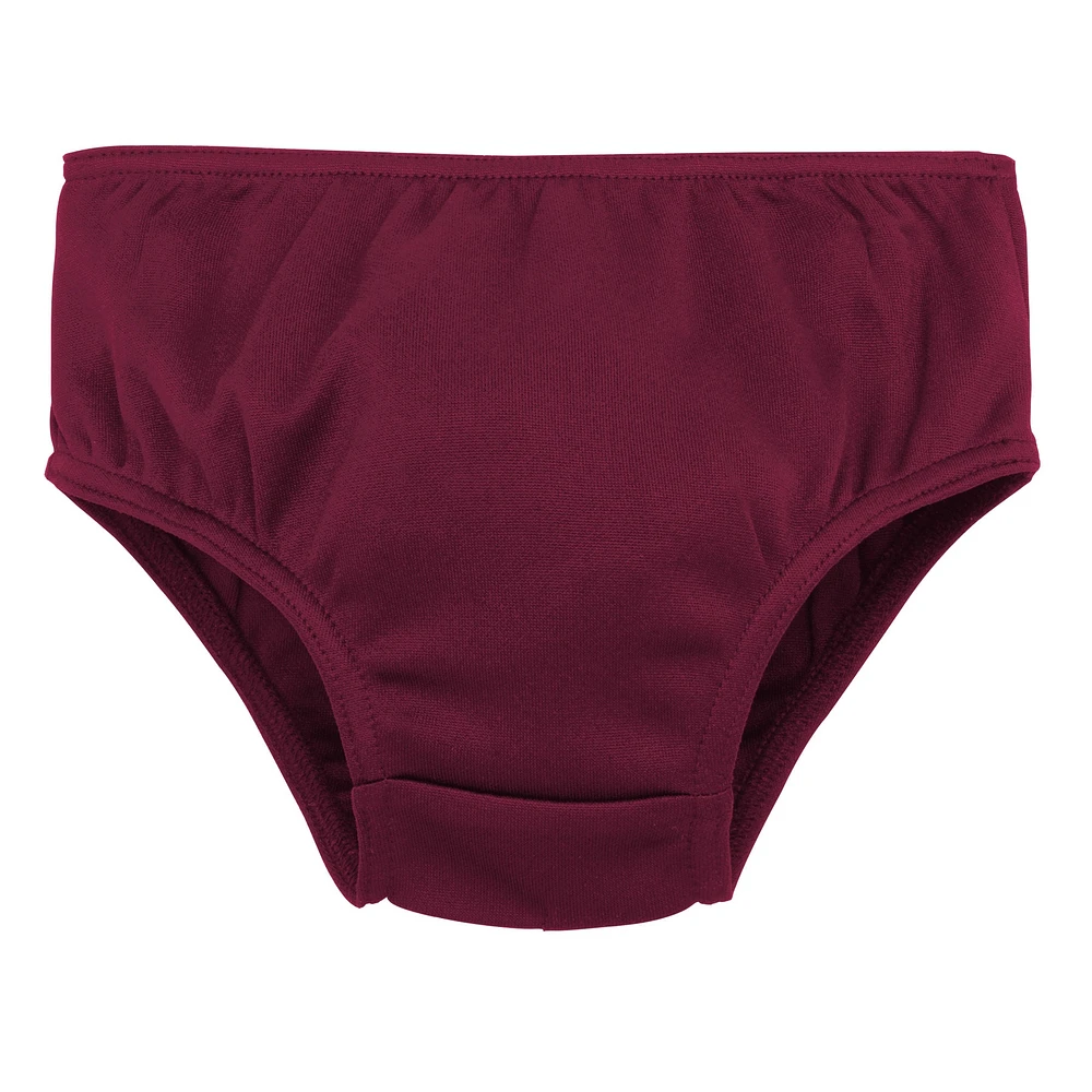 Girls Preschool Garnet Florida State Seminoles Two-Piece Cheer Captain Jumper Dress & Bloomers Set
