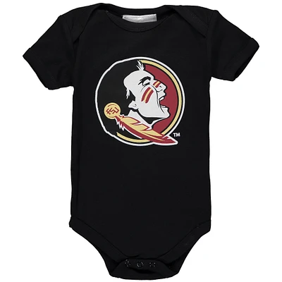 Body noir à gros logo Florida State Seminoles pour bébé
