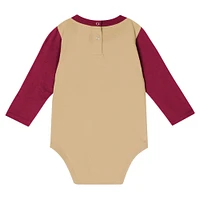 Infant Garnet Florida State Seminoles Double Up Long Sleeve Bodysuit & Pant Set