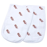 Infant Three Little Anchors Florida State Seminoles 2-Pack Muslin Burp Cloth Set
