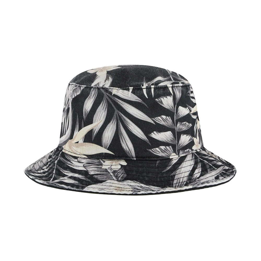 Men's '47 Black Florida State Seminoles Tropicalia Bucket Hat