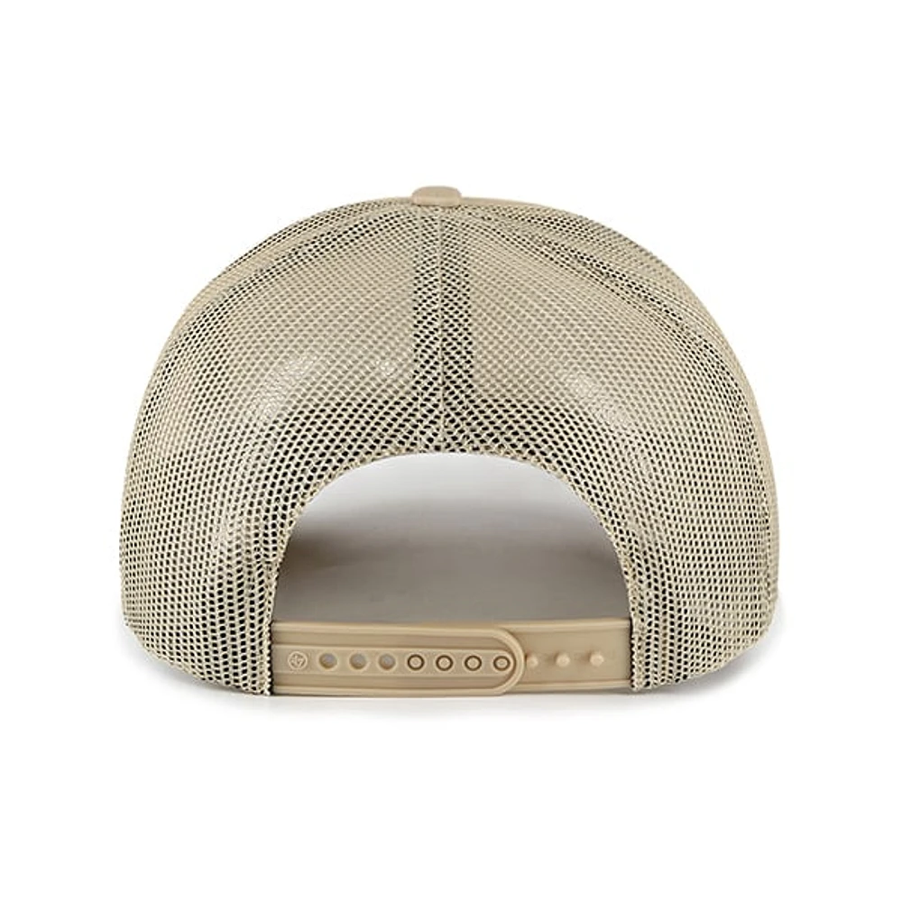 Men's '47 Khaki Florida State Seminoles Foam Front Mesh Trucker Snapback Hat