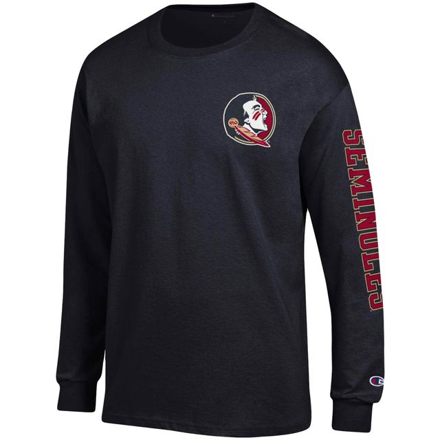 T-shirt à manches longues Champion Florida State Seminoles Team Stack pour hommes