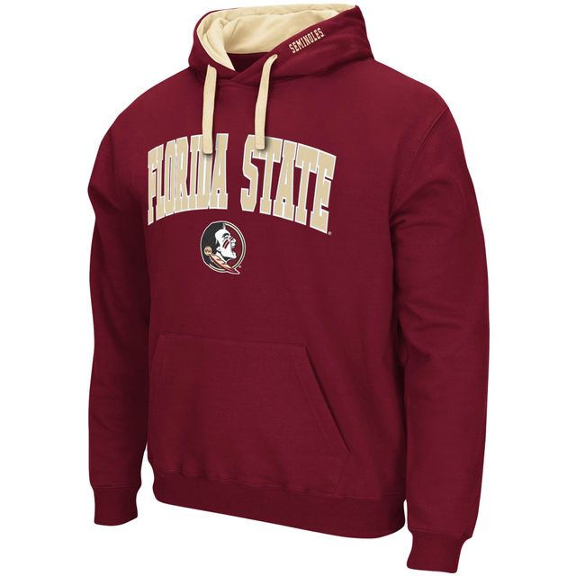 Sweat à capuche Colosseum Garnet Florida State Seminoles Big & Tall Arch Logo 2.0 pour homme